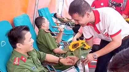 1.300 CBCS Công an TP Hải Phòng hiến máu trong “Giọt hồng đất Cảng”
