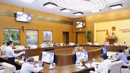 Phiên họp thứ 57 UBTV Quốc hội khóa XV dự kiến khai mạc ngày 14/6