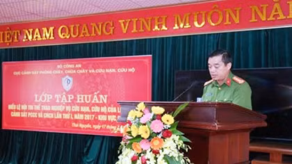 Tập huấn Điều lệ Hội thi thể thao nghiệp vụ cứu nạn, cứu hộ