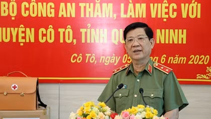 Thứ trưởng Nguyễn Văn Sơn làm việc tại Quảng Ninh
