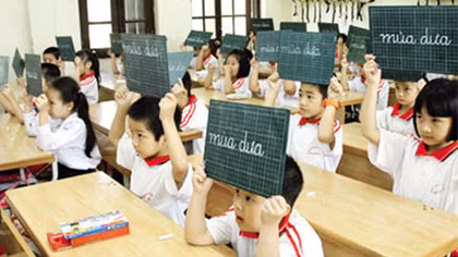 Chấm dứt tình trạng dạy chữ cho trẻ trước khi vào lớp 1