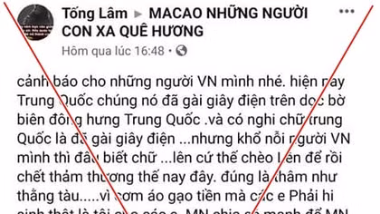 Xác minh tin đồn 7 công dân tử vong ở biên giới Trung Quốc