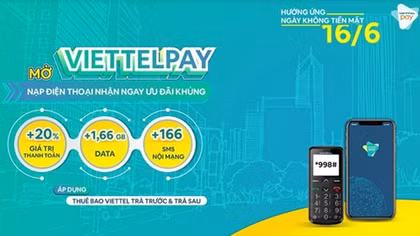  ViettelPay - Tiên phong và thúc đẩy nền kinh tế số không dùng tiền mặt