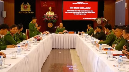 Phát triển Học viện CSND trở thành cơ sở giáo dục đại học trọng điểm