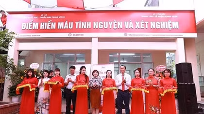 Hà Nội: khai trương điểm hiến máu cố định ngoại viện thứ 2