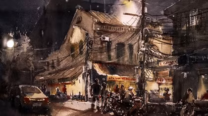 Urban Sketchers Hanoi và triển lãm kí họa “Hà Nội phố”