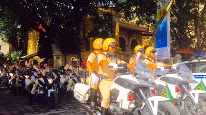 CSGT Hà Nội mở cao điểm xử lý vi phạm trật tự, an toàn giao thông