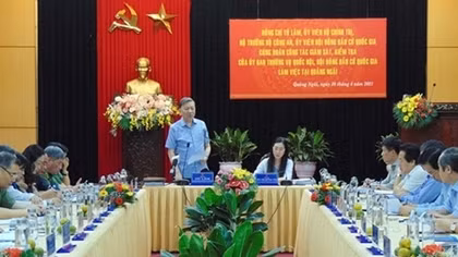 Công an tỉnh Quảng Ngãi đảm bảo tuyệt đối an ninh, an toàn cho ngày hội bầu cử