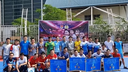 Đoàn thanh niên Cục viễn thông và Cơ yếu phía Nam tổ chức giải bóng đá gây quỹ từ thiện