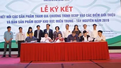 Kết nối các sản phẩm OCOP khu vực Miền Trung - Tây Nguyên 