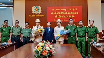 Điều động, bổ nhiệm Giám đốc Công an tỉnh Khánh Hòa