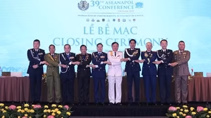 Bế mạc Hội nghị ASEANAPOL lần thứ 39