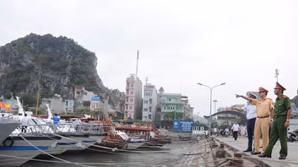 Quảng Ninh: Cấm biển từ 8h ngày 18-10, vận động tàu thuyền về nơi tránh trú bão