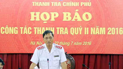 Thanh tra Chính phủ nói về việc Hà Tĩnh cấp phép Formosa và vụ ông Trịnh Xuân Thanh 