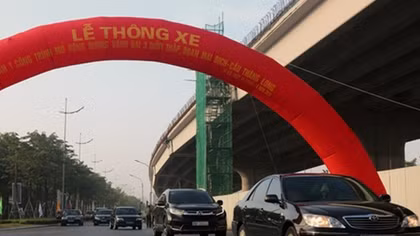 Hà Nội thông xe tuyến đường đầu tư trên 3.000 tỷ đồng