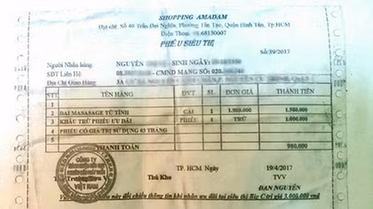 Cảnh giác với hình thức bán hàng tại nhà kèm khuyến mãi