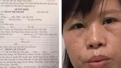 Bà mẹ phạm tội vứt con ở hố ga đang bị truy nã về tội trộm cắp