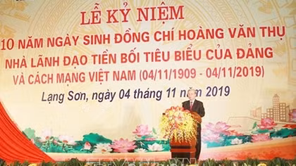 Đồng chí Hoàng Văn Thụ là tấm gương sáng ngời về chủ nghĩa anh hùng cách mạng