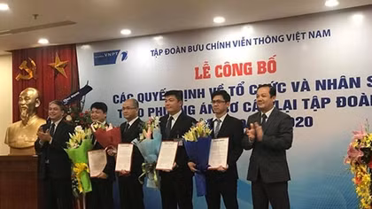 Bổ nhiệm nhiều lãnh đạo cấp cao tại VNPT và thành lập VNPT IT