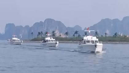 Cảnh sát biển có thêm 4 xuồng tuần tra hiện đại