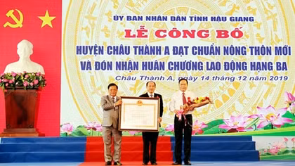 Hậu Giang có huyện Nông thôn mới