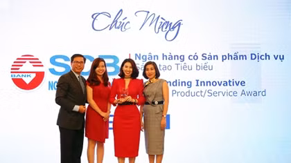 SCB nhận giải thưởng “Ngân hàng có sản phẩm dịch vụ sáng tạo tiêu biểu năm 2018”