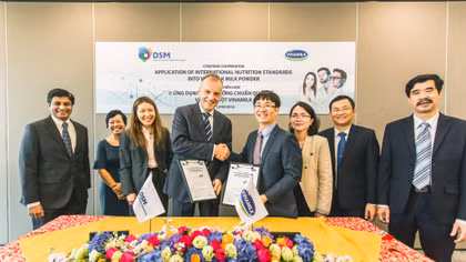 Tập đoàn dinh dưỡng hàng đầu thế giới hợp tác với Vinamilk 