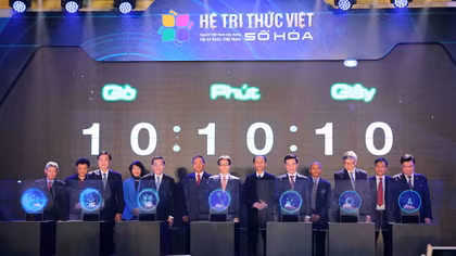 Chính thức khởi động Hệ tri thức Việt số hoá 