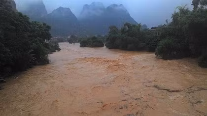 Lũ lên nhanh trên sông Thao và sông Lô 