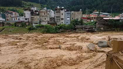Vùng núi tiếp tục mưa lớn, lũ lên nhanh trên sông Lô và sông Thao 