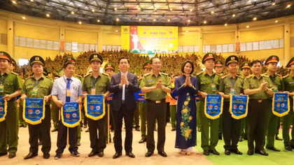 Khai mạc Hội thi bắn súng, võ thuật thanh niên Công an năm 2017 