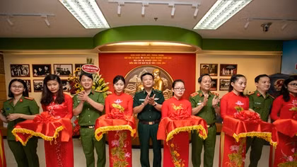 “Không gian văn hoá Việt" tại Học viện Cảnh sát Nhân dân