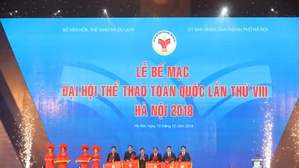 Đại hội Thể dục Thể thao toàn quốc 2018 kết thúc thành công 