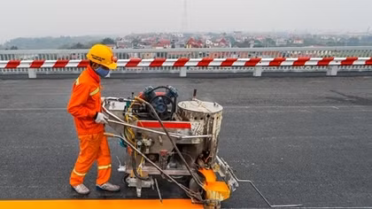 Cầu Thăng Long trước ngày thông xe