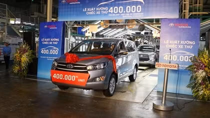 Toyota Việt Nam bán được bao nhiêu xe trong nửa đầu năm 2017?
