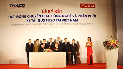 Thương hiệu Fuso gia nhập “gia đình” Thaco Trường Hải