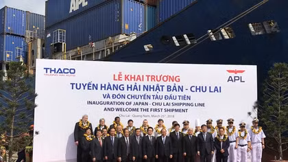 Trường Hải khai trương tuyến hàng hải Nhật Bản - Chu Lai