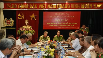 Hội thảo “Biên niên sự kiện lịch sử lực lượng Cảnh sát PCCC”