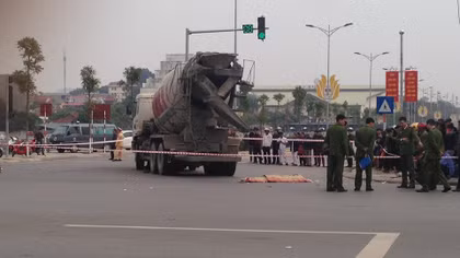 Hai chị em ruột tử vong do bị xe bồn đâm