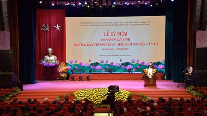 Kỷ niệm 130 năm Ngày sinh Trưởng Ban Thường trực Quốc hội Nguyễn Văn Tố