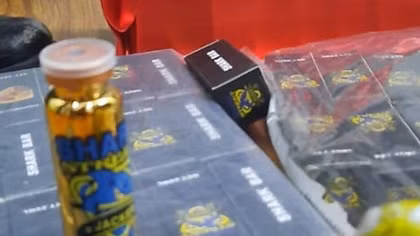 Thu giữ 49 bánh heroin, nhiều loại ma túy mang tên "nước biển", "đông trùng", "trà ô long"