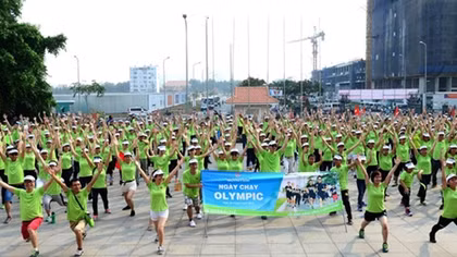 Herbalife hưởng ứng ngày chạy Olympic