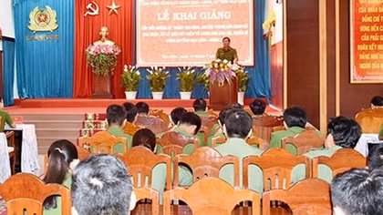Khai giảng lớp bồi dưỡng kỹ thuật ghi hình, ghi âm trong hỏi cung