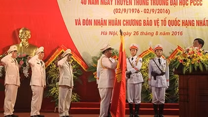 Kỷ niệm 40 năm Ngày truyền thống Trường Đại học Phòng cháy chữa cháy