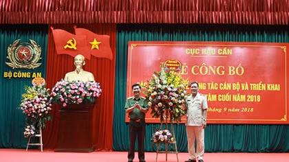Công bố quyết định về chức năng, nhiệm vụ và tổ chức bộ máy của Cục Hậu cần