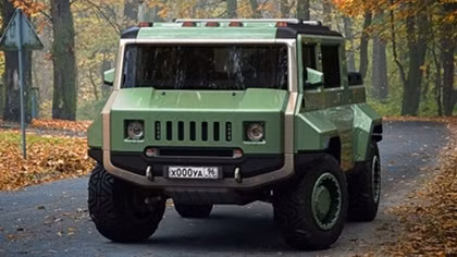 Độc đáo chiếc H-UAZ “lai” giữa xe quân sự Nga và Hummer Mỹ