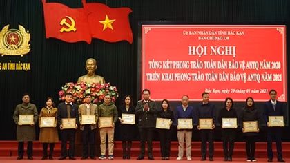 Bắc Kạn tổ chức tổng kết phong trào Toàn dân bảo vệ an ninh Tổ quốc