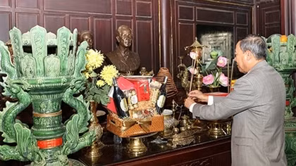 Lãnh đạo Bộ Công an chúc Tết nguyên lãnh đạo Bộ và gia đình cố lãnh đạo Bộ Công an
