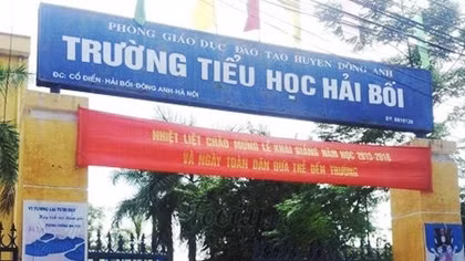 Xử lý sai phạm tại Trường Tiểu học Hải Bối