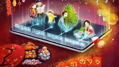 Chúc Tết thời công nghệ